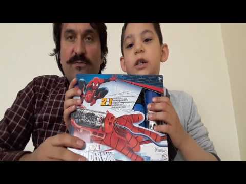 Spiderman Kostüm ve Ağ Atma Aparatı Kutu Açılımı