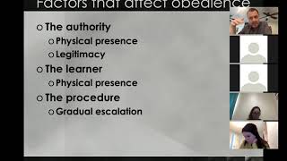 10/29/2020 - Obedience (part 2) + Group processes (part 1)