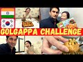 Pani Puri Challenge ㅣForeigner eating pani puri first time ㅣGolgappa Challenge