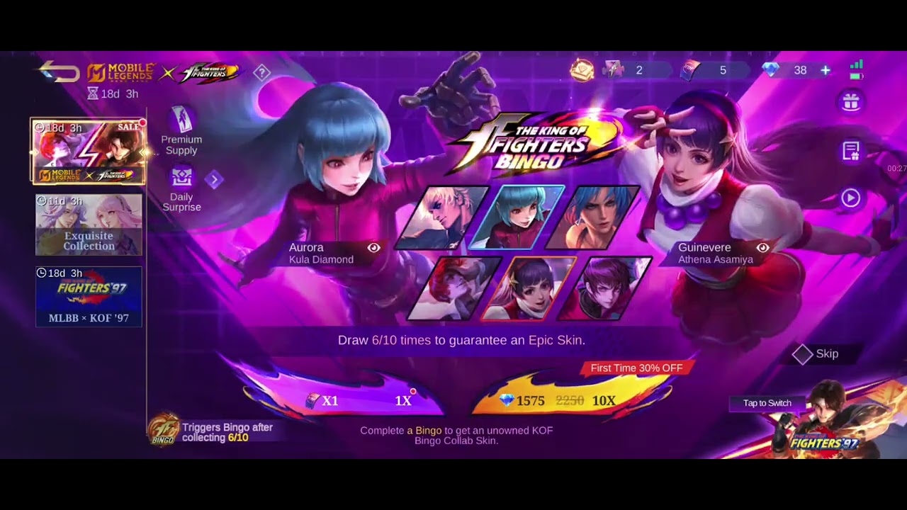 KOF (PHASE 2) event draw!