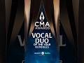 Congratulations to the #CMAawards Vocal Duo of the Year nominees 🤩