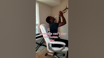 Thumbnail of "Trumpets Can't Play Low Notes" #Shorts