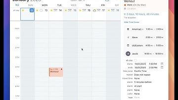 Scheduling Events in Floating Time with BusyCal