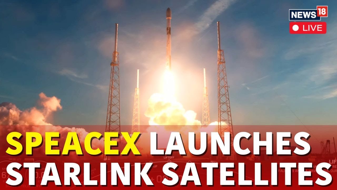 Spacex Satellite Launch Live | Falcon 9 Rocket Launches Batch Of ...