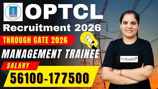 OPTCL Recruitment 2026 | Management Trainee Through GATE 2026 | Detailed Notification