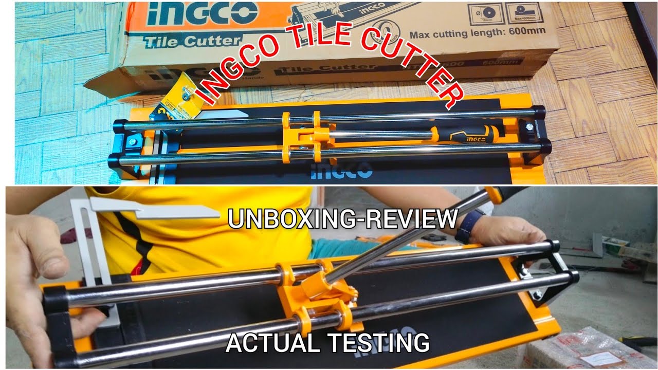 INGCO TILE CUTTER REVIEW & TESTING YouTube