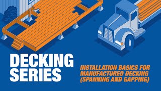 Installation Basics for Manufactured Decking Spanning and Gapping