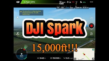 DJI Spark Long Distance Test - How far will it go with Modded Controller?