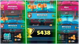 LA MAGIA DE LAS 5400 COPAS EN CLASH ROYALE - WithZack