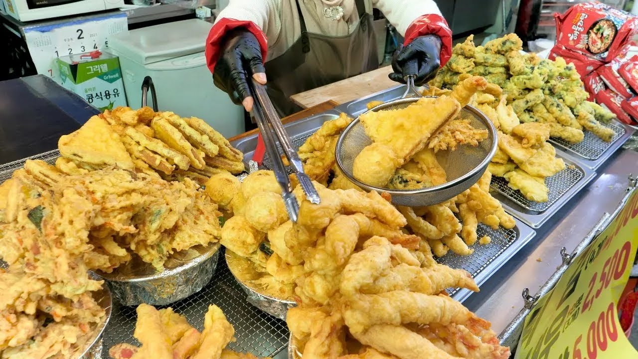 удивительный! Топ-5 лучших корейских блюд в Интернете, Токпокки, Самгёпсаль, Чон