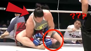 Gabi &quot;Giant&quot; Garcia (Bra) vs Anna Malyukova (Rus) | &quot;Size&quot;