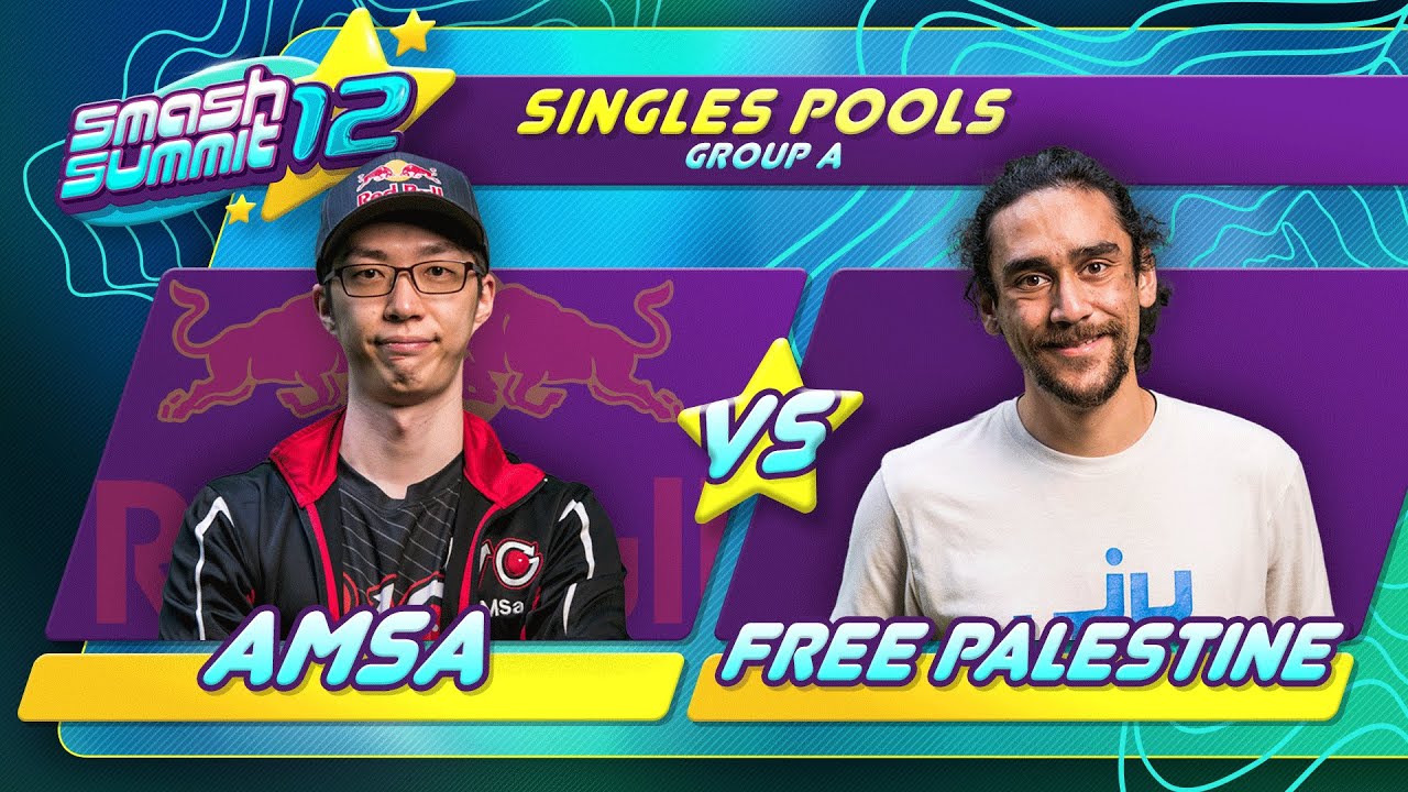 aMSa vs Free Palestine - Singles Pools: Group A - Smash Summit 12 | Yoshi vs Sheik