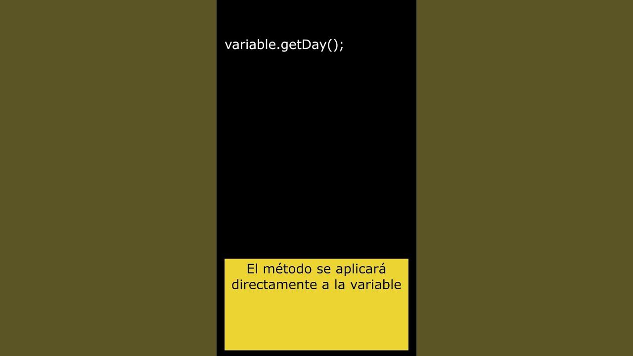 Tips rapidos en javascript getday youtube