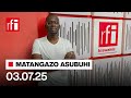 MATANGAZO YA ASUBUHI 03 07 2025 AWAMU YA KWANZA 