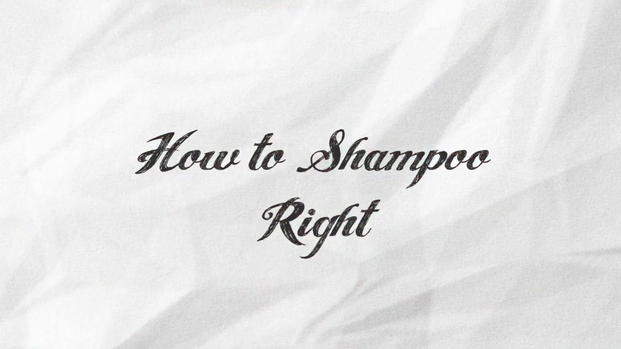 How To Shampoo Right By Jawed Habib YouTube