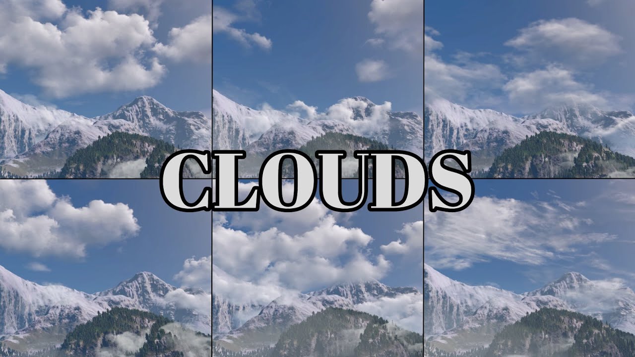 The Witcher 3: Wild Hunt | Clouds mods Comparison