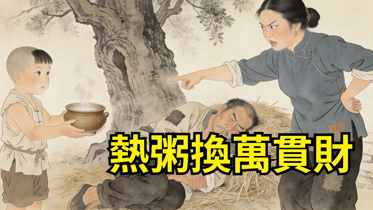 流浪漢在村口睡覺被罵晦氣，唯獨孤兒默默遞碗熱粥。隔年春，十輛馬車停門前：少東家，老太爺臨終留萬貫家產給您！【心事郵局】#民間故事#傳統故事#故事頻道#聽書#睡前故事#情感