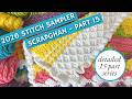 Ruffle Border Crochet Tutorial | Stitch Sampler Scrapghan CAL Final Part (Week 15)