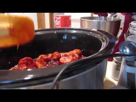 BBQ Crockpot Kielbasa Recipe | Vlogmas Day 14