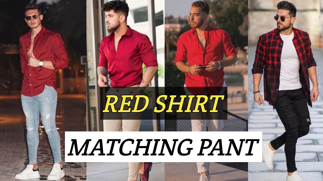 Red Shirt Matching Pant Ideas  Red Shirts Combination Pants  TiptopGents   Polo shirt outfits Smart casual attire for men Polo shirt outfit men