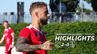Fabriano Cerreto - Jesina 2-0 Highlights 1 Giornata Eccellenza Marche
