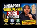 Singapore Work Permit 2026: New Age Limit, Extended Stay &amp; Updated Rules Explained