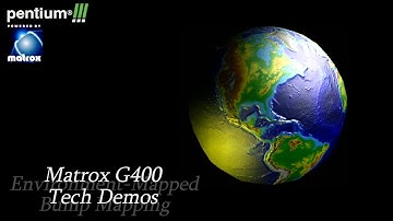 Environment-Mapped Bump Mapping (EMBM) — Matrox G400 Tech Demos (1999) #GPUJune4