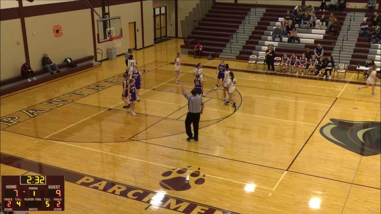 Parchment vs Schoolcraft High School Boys' Freshman Basketball YouTube