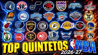 The BEST 🚨STARTING LINEUPS🚨 in the NBA 2026-27 Season (Post-LeBron's arrival to the 76ers)