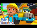 Blippi&#39;s Construction Adventure - Blippi Wonders | Kids Cartoons | Party Playtime!