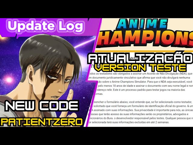 2 CODIGOS DE ANIME CHAMPIONS SIMULATOR CODES ROBLOX 