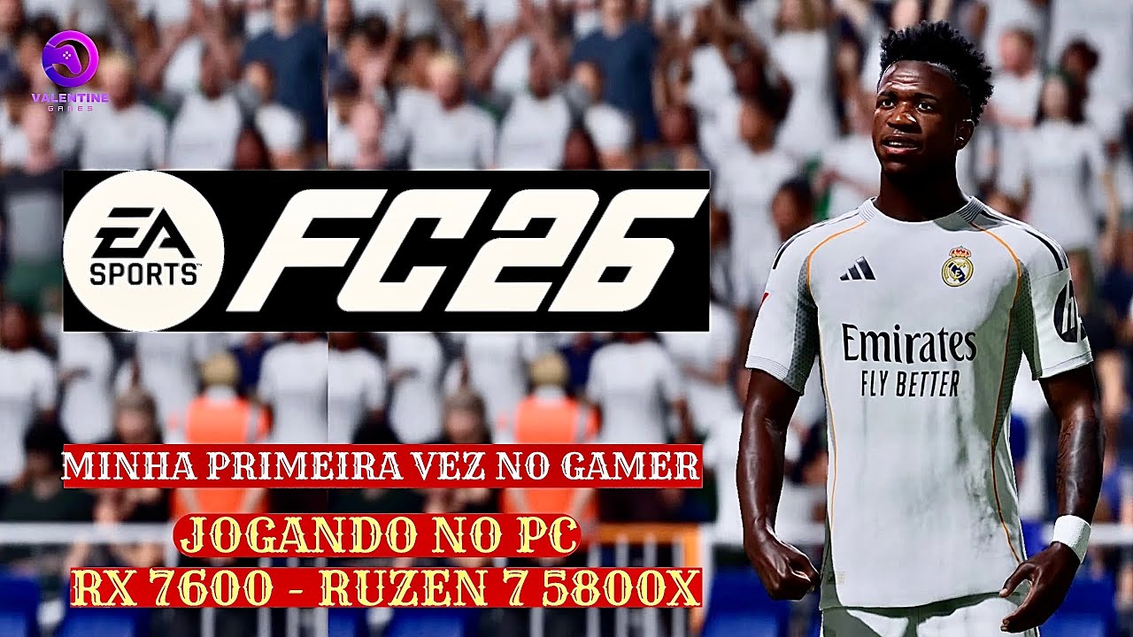 EA SPORTS FC 26 MINHA  PRIMEIRA VEZ (Gameplay 