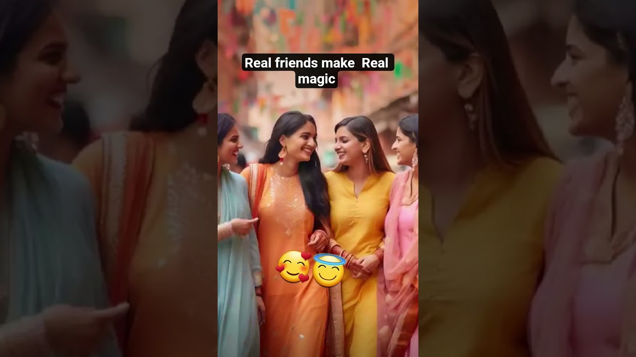real friends  make real magic 😍😍