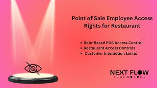 Point of Sale Employee Access Rights for Restaurant