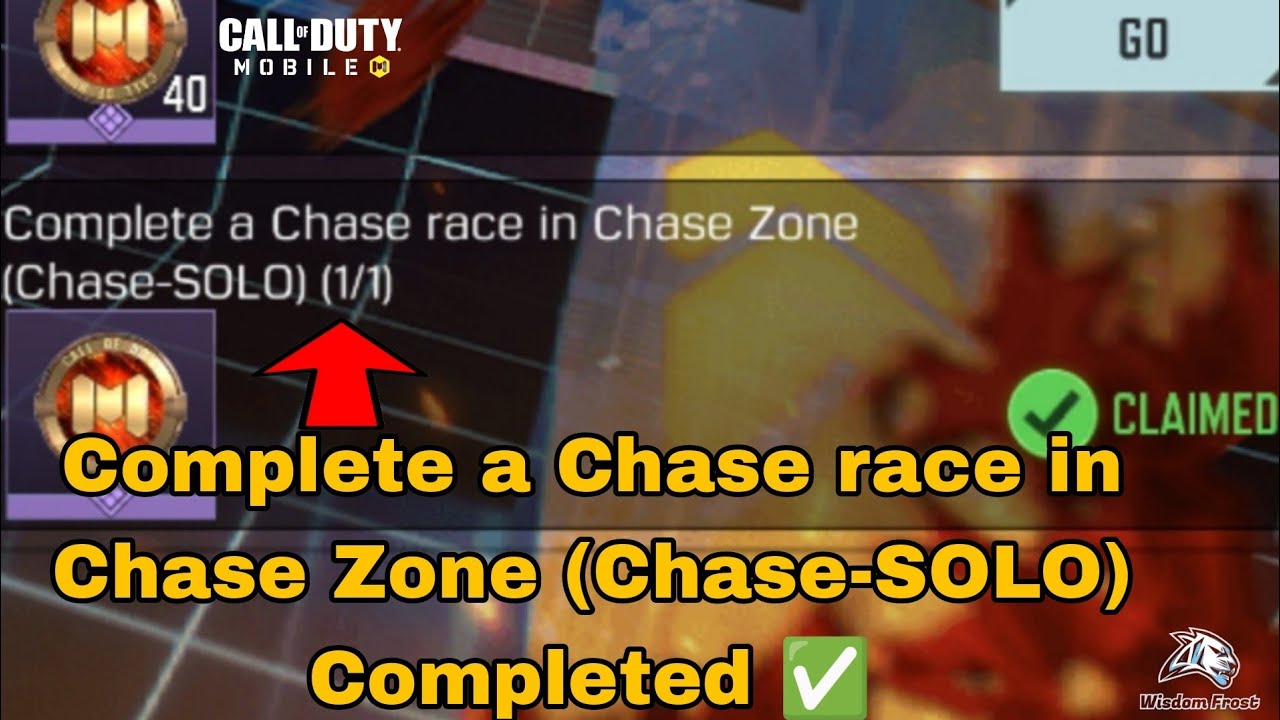 Complete a Chase race in Chase Zone (Chase-SOLO) Cod Mobile - YouTube