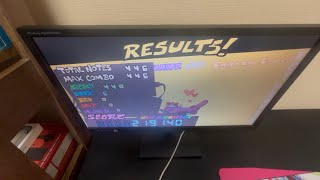 【FNF】Eggnog Erect Remix (Nightmare) 100% 初見PERFECT 手元 + エンディング初見の反応