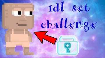 Growtopia | 1 DL SET CHALLENGE!(MUST WATCH)