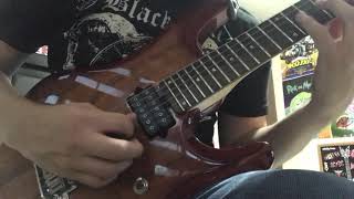 Practicing a solo from Ghost by Chon