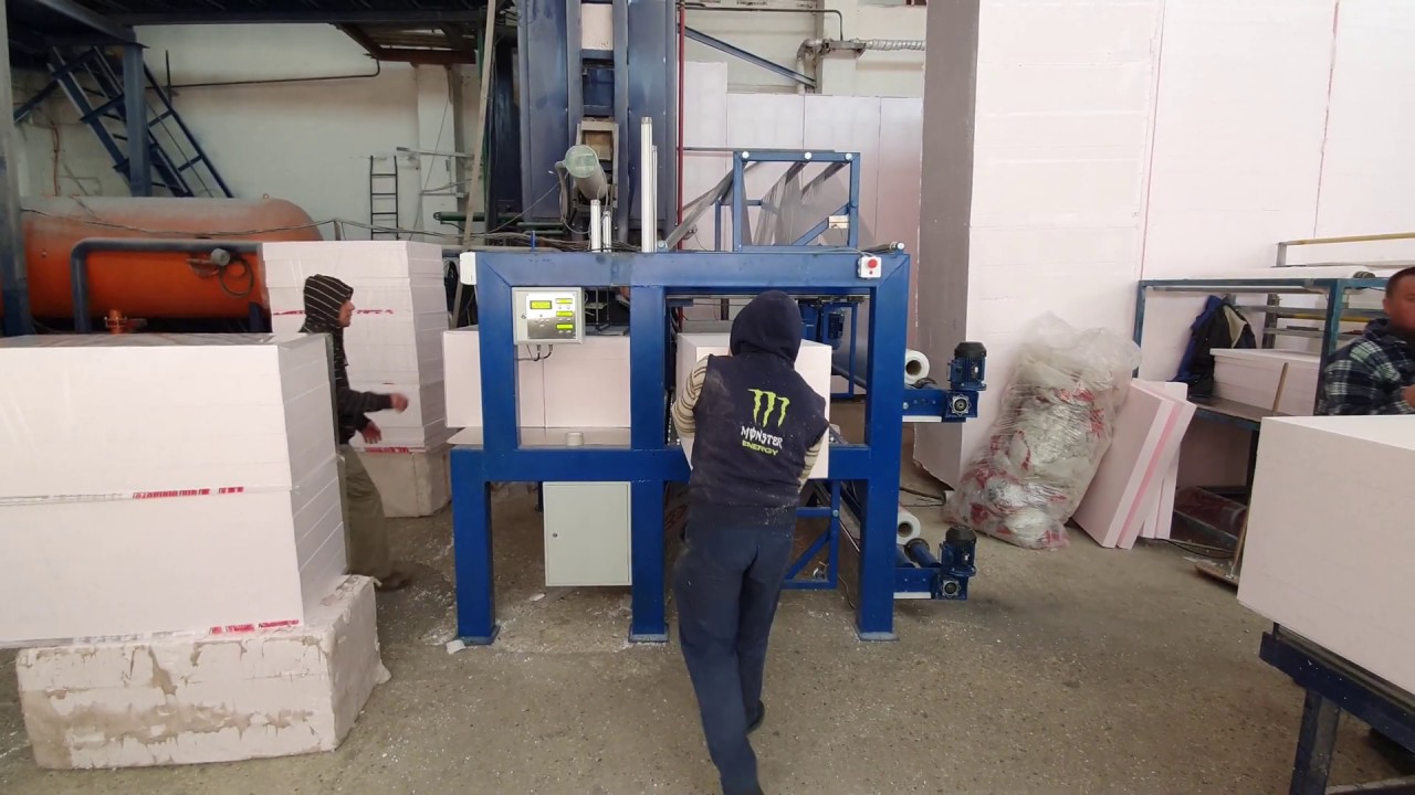 Automatic EPS/Styrofoam sheet Packaging Machine TB12.6006 YouTube