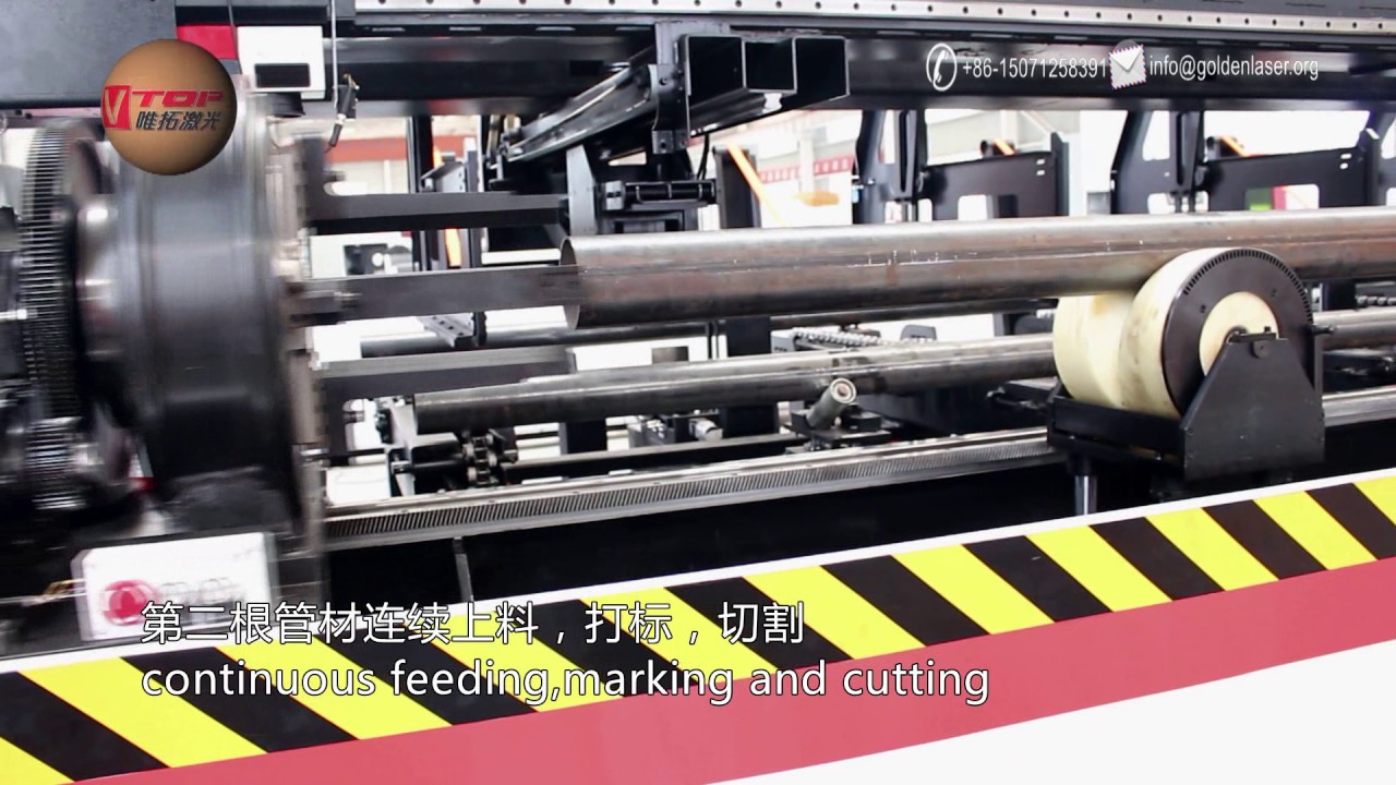 Machine à couper automatique de tube de fibre de CNC de chargeur Bundle P2060A