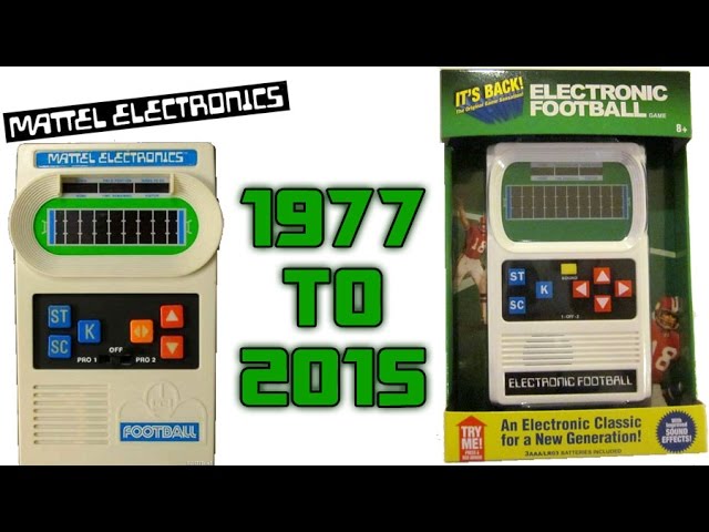mattel electronic football 1977