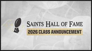 LIVE: Saints Hall of Fame 2026