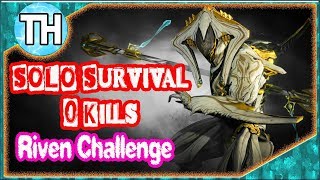 WARFRAME Romania - Solo Survival lvl 30 No Kill Riven Challenge (În Română)