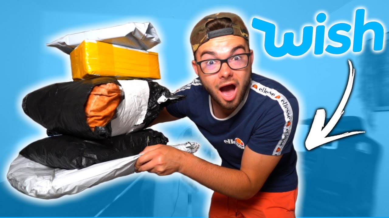 J'AI ACHETÉ 500€ D'OBJETS WISH ! (Unboxing)