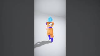 Goku Rigged Character - AI Rigged 3D Character