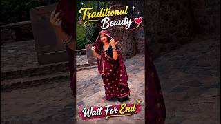 "Traditional Beauty transformation! 🌹" #traditionalbeauty #shorts