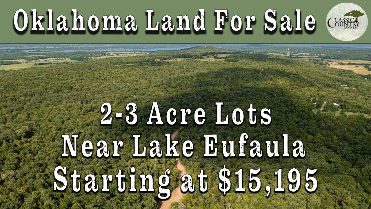 Oklahoma Land For SaleTimber Ridge, McIntosh Co., OK YouTube