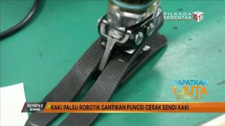Kaki Palsu Robotik Gantikan Fungsi Gerak Sendi Kaki