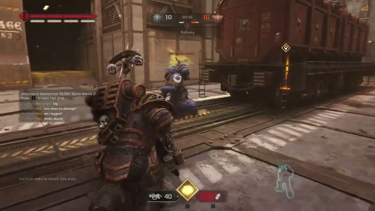 Warhammer 40k: Space Marine II - One, two... SIX shock grenades the enemy team had - Eternal War PvP