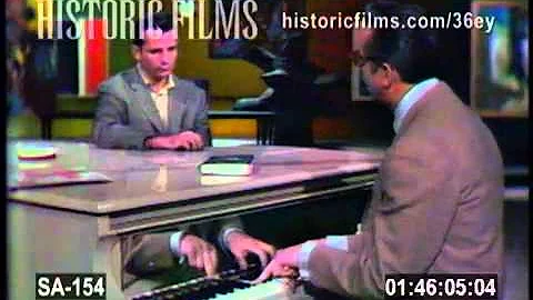 JACK KEROUAC on THE STEVE ALLEN SHOW with Steve Al...